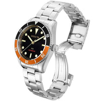 Invicta Men's Watch - Pro Diver Black and Orange Bezel Black Dial Bracelet | 34336 ,