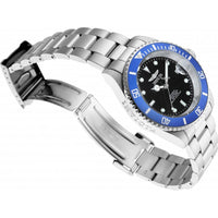 Invicta Men's Watch - Pro Diver Black Dial Silver Steel Bracelet Automatic | 35694 ,