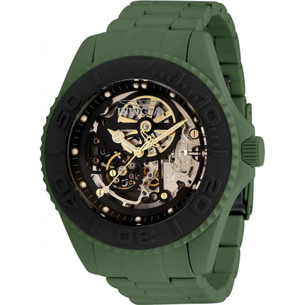 Invicta Men's Watch - Pro Diver Black Skeleton Dial Stainless Steel Bracelet | 35251 ,