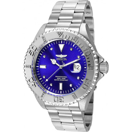 Invicta Men's Watch - Pro Diver Blue Dial Diamond Stainless Steel Bracelet | 14783 ,