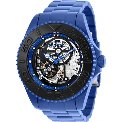 Invicta Men's Watch - Pro Diver Blue Skeleton Dial Stainless Steel Bracelet | 35250 ,