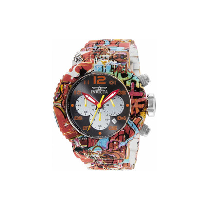 Invicta Men's Watch - Pro Diver Chronograph Black and Silver Dial Bracelet | 36775 ,