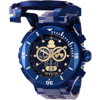 Invicta Men's Watch - Pro Diver Chronograph Blue and Gold Tone Dial Bracelet | 37176 ,