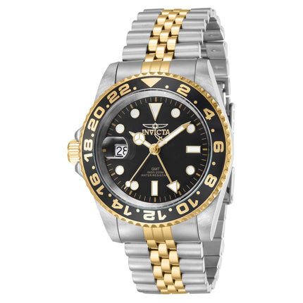 Invicta Men's Watch - Pro Diver Date Display Black Bezel Two Tone Bracelet | 43974 ,