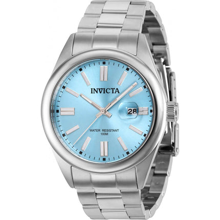 Invicta Men's Watch - Pro Diver Date Light Blue Dial Stainless Steel Bracelet | 38458 ,