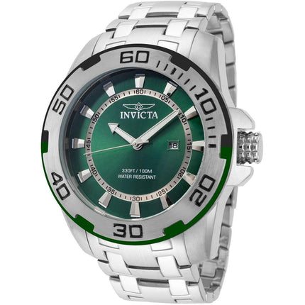 Invicta Men's Watch - Pro Diver Date Stainless Steel Case Silver Bracelet | 39117 ,