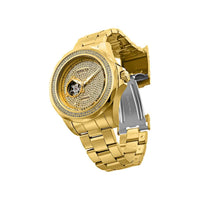 Invicta Men's Watch - Pro Diver Diamond Pave Dial Yellow Gold Bracelet | 27740 ,