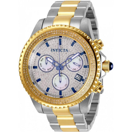 Invicta Men's Watch - Pro Diver Diamond Pave MOP Dial Two Tone Bracelet | 31992 ,