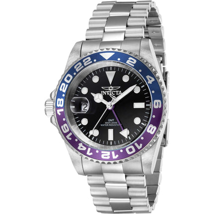 Invicta Men's Watch - Pro Diver Dive Rotating Bezel Black Dial Silver Bracelet | 44043 ,