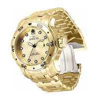 Invicta Men's Watch - Pro Diver Gold Tone Dial Rotating Bezel Steel Bracelet | 39087 ,