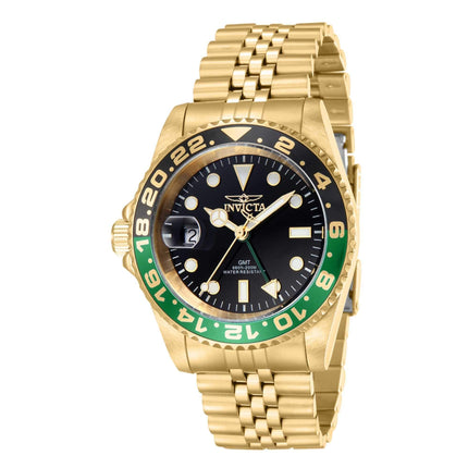 Invicta Men's Watch - Pro Diver Green and Black Bezel Yellow Gold Bracelet | 43973 ,