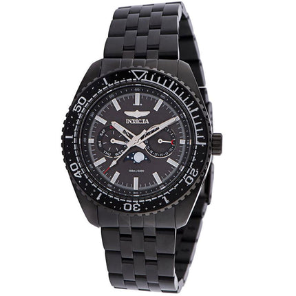 Invicta Men's Watch - Pro Diver Moon Phase Rotating Bezel Black Bracelet | 33578 ,