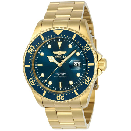Invicta Men's Watch - Pro Diver Navy Blue Dial Date Display Steel Bracelet | 23388 ,