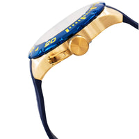 Invicta Men's Watch - Pro Diver Quartz Blue and Gold Tone Dial Rubber Strap | 37740 ,
