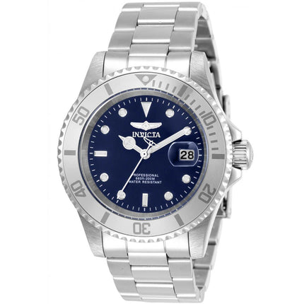 Invicta Men's Watch - Pro Diver Quartz Blue Dial Stainless Steel Bracelet | 34023 ,