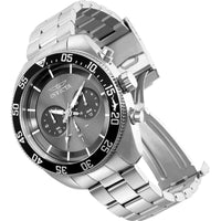 Invicta Men's Watch - Pro Diver Quartz Chronograph Black Dial SS Bracelet | 30054 ,