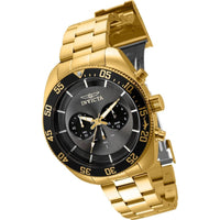 Invicta Men's Watch - Pro Diver Quartz Chronograph Yellow Gold SS Bracelet | 30060 ,