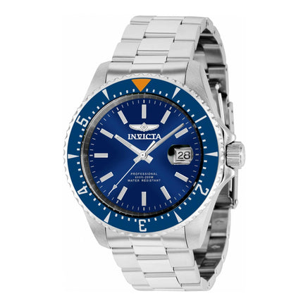 Invicta Men's Watch - Pro Diver Rotating Bezel Blue Dial Silver Bracelet | 36781 ,