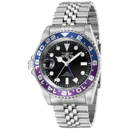 Invicta Men's Watch - Pro Diver Swiss Quartz Rotating Bezel Silver Bracelet | 44044 ,