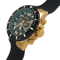 Invicta Men's Watch - Pro Diver Two Tone Yellow Gold and Black Case Strap | 30777 ,