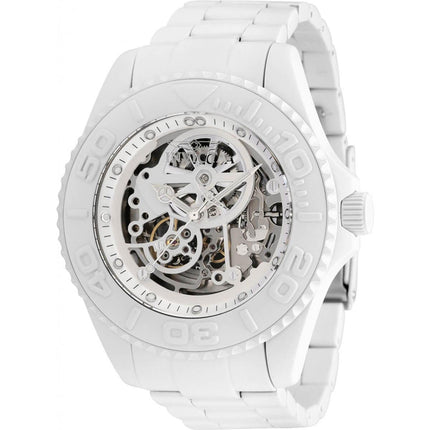 Invicta Men's Watch - Pro Diver White Skeleton Dial Stainless Steel Bracelet | 35249 ,