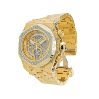 Invicta Men's Watch - Reserve Carbon Hawk Gold Tone, Silver Glass Fiber Dial | 38917 ,
