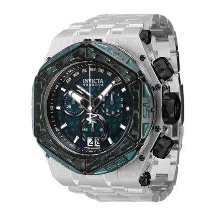 Invicta Men's Watch - Reserve Carbon Hawk Green and Gunmetal Dial Bracelet | 38925 ,