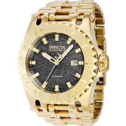 Invicta Men's Watch - Reserve Chaos Power Reserve Black Dial Steel Bracelet | 38711 ,