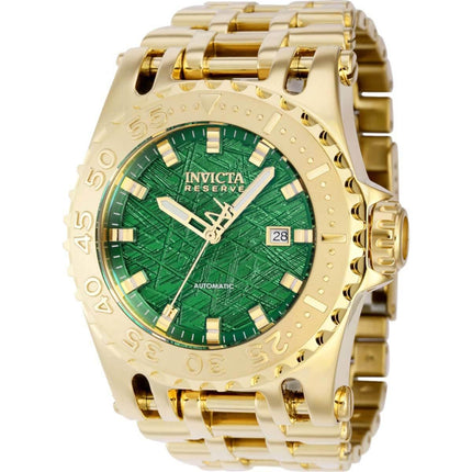 Invicta Men's Watch - Reserve Chaos Power Reserve Green Dial Steel Bracelet | 38712 ,