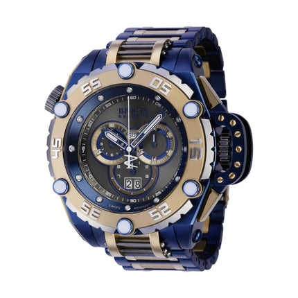 Invicta Men's Watch - Reserve Flying Fox Gunmetal, Dark Blue, Khaki Dial | 39551 ,