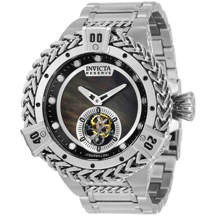 Invicta Men's Watch - Reserve Herc Semi Skeleton Dial Silver Tone Bracelet | 32854 ,