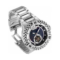 Invicta Men's Watch - Reserve Herc Semi Skeleton Dial Silver Tone Bracelet | 32854 ,