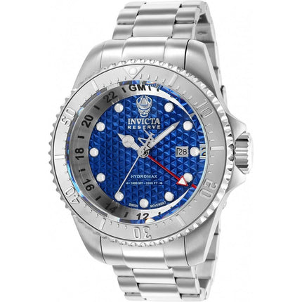Invicta Men's Watch - Reserve Hydromax Blue Dial Stainless Steel Bracelet | 37215 ,