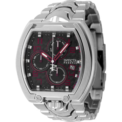 Invicta Men's Watch - Reserve Mammoth Burgundy and Black Dial Chrono Steel | 45193 ,