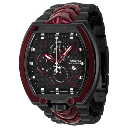 Invicta Men's Watch - Reserve Mammoth Two Tone Burgundy and Black Bracelet | 39441 ,