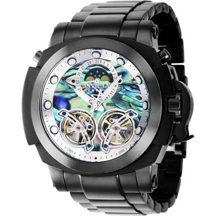 Invicta Men's Watch - Reserve Man of War Automatic Black Stainless Steel | 39578 ,