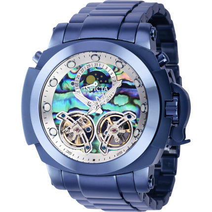 Invicta Men's Watch - Reserve Man of War Automatic Dark Blue Steel Bracelet | 39577 ,