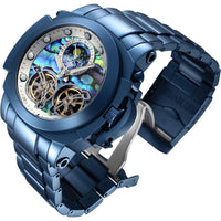 Invicta Men's Watch - Reserve Man of War Automatic Dark Blue Steel Bracelet | 39577 ,