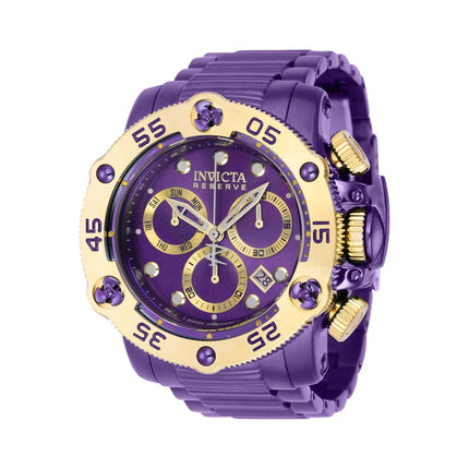 Invicta Men's Watch - Reserve Propeller Purple and Gold Tone Dial Bracelet | 38702 ,