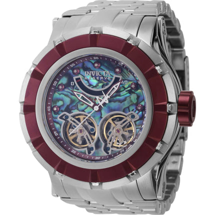 Invicta Men's Watch - Reserve S1 Automatic Abalone Dial Silver Steel Bracelet | 43229 ,
