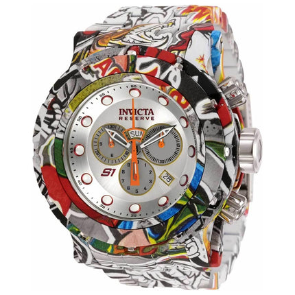 Invicta Men's Watch - Reserve S1 Chronograph Silver Dial Aqua Bracelet | 32101 ,