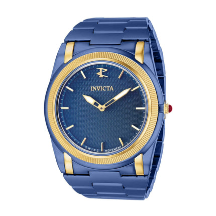 Invicta Men's Watch - Reserve Slim Quartz Blue Dial Stainless Steel Bracelet | 41048 ,