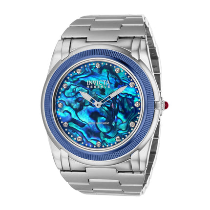 Invicta Men's Watch - Reserve Slim Swiss Quartz Blue Dial Diamond Bracelet | 41045 ,