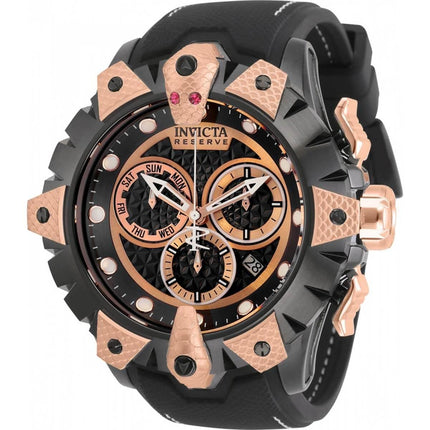 Invicta Men's Watch - Reserve Venom Black and Rose Gold Dial Rubber Strap | 32226 ,