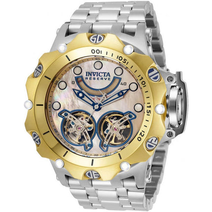 Invicta Men's Watch - Reserve Venom Gold Tone Bezel MOP Dial Bracelet | 33543 ,