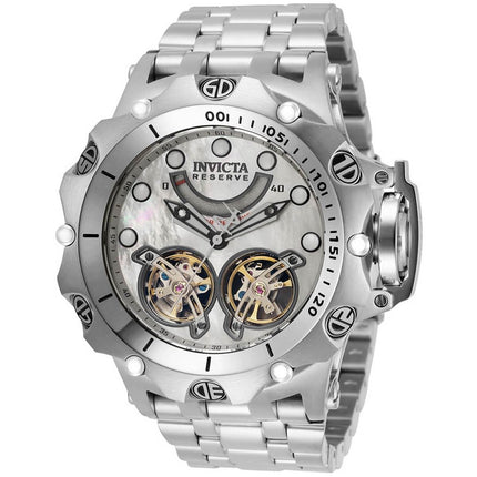 Invicta Men's Watch - Reserve Venom Open Heart Dial Silver Tone Bracelet | 33536 ,
