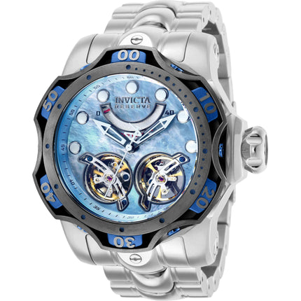 Invicta Men's Watch - Reserve Venom Open Heart Light Blue and Gunmetal Dial | 35987 ,