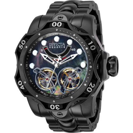 Invicta Men's Watch - Reserve Venom Open Heart Silver and Black Dial Steel | 35988 ,