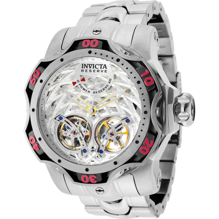 Invicta Men's Watch - Reserve Venom Open Heart Silver Dial Steel Bracelet | 35984 ,