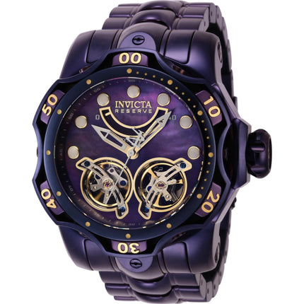 Invicta Men's Watch - Reserve Venom Power Reserve Purple Stainless Steel | 40059 ,